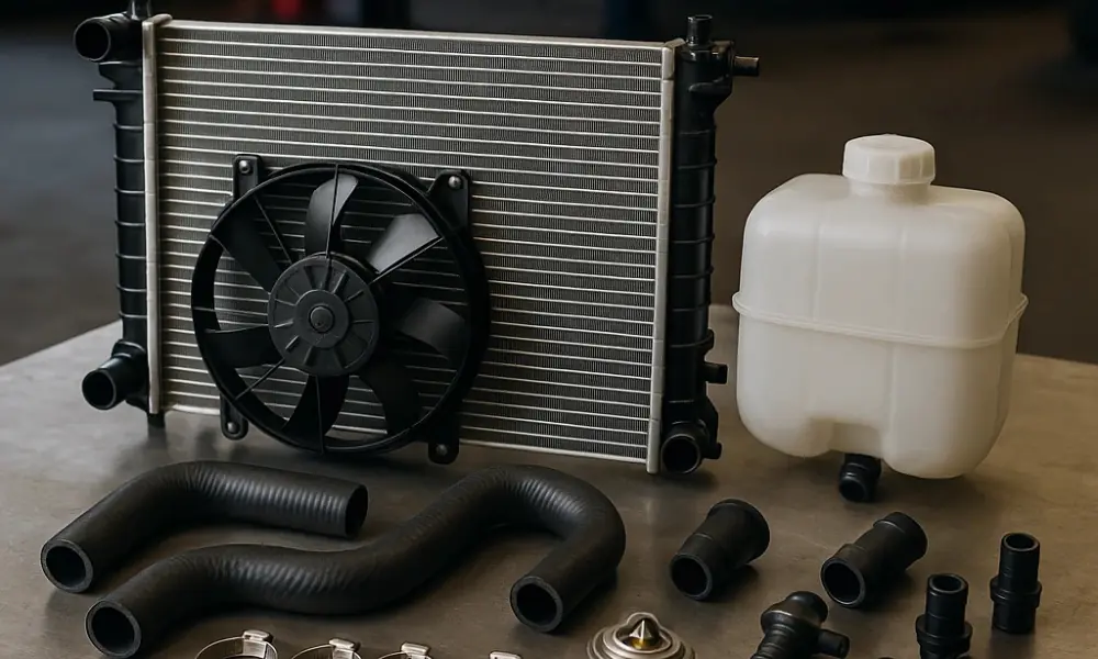 قطعات رادیاتور سمند-سالوک