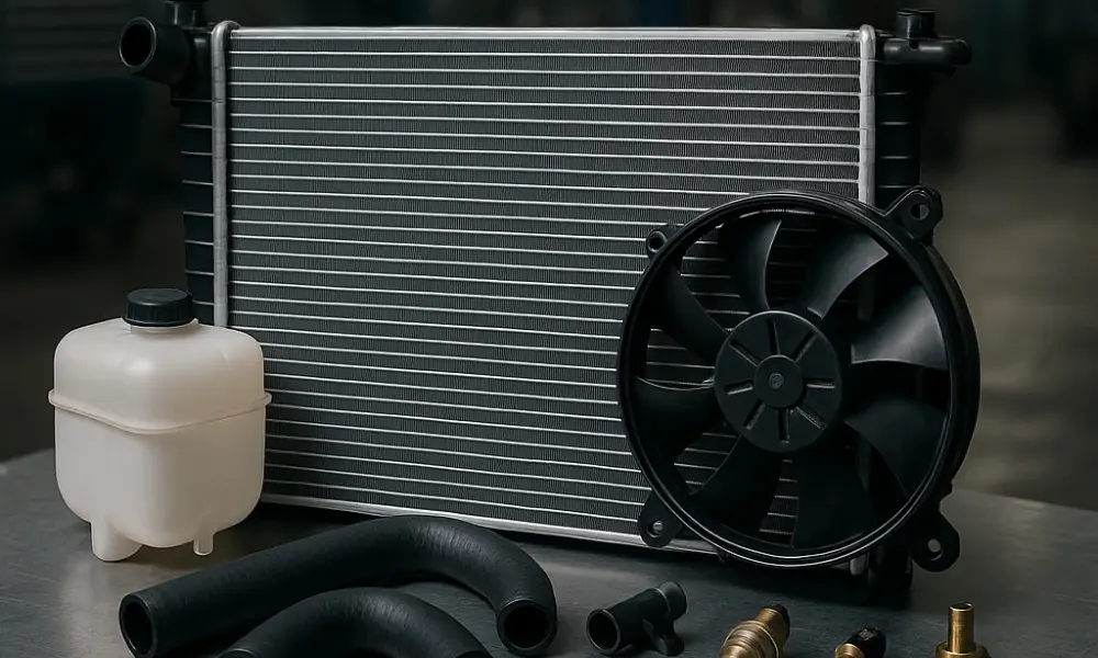 قطعات رادیاتور پژو-سالوک